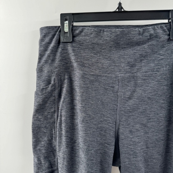 LuLaRoe Rise Dark Grey Biker Shorts Size Large - Picture 2 of 7